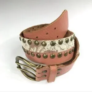 Linea Pelle | Accessories | Linea Pelle Pink Leather Lace  display picture 1